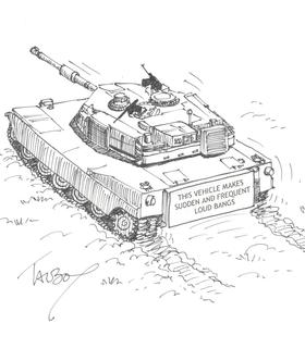 Tank frequent loud bangs