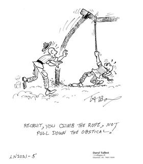 Rope climb pull