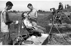 Big Red One defensive perimeter in Vietnam