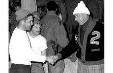 Joe DiMaggio at Camp Stanley.