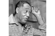 Duke Ellington meets the press in Tokyo in January, 1972.