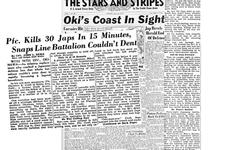 Stars and Stripes front page on June 14, 1945