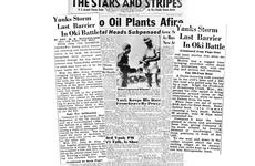 Stars and Stripes front page on June 13, 1945