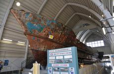 The centerpiece of the Japan Coast Guard Museum in Yokohama is a North Korean spy ship that was taken in December 2001 after a firefight in the East China Sea.