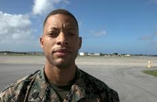 Marine Staff Sgt. Billy Dixson was honored at Marine Corps Air Station Futenma, Okinawa, Nov. 13, 2020, for saving a local woman from drowning after getting caught in a rip current.