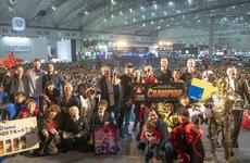 An estimated 60,000 to 70,000 people are expected to attend this year’s Tokyo Comic Con at at the Makuhari Messe convention center east of central Tokyo.