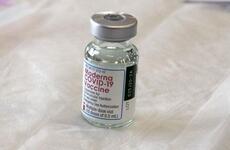 The first vial of the Moderna vaccine to be administered at Kadena Air Base, Okinawa, Japan, was ready on Monday, Dec. 28, 2020.