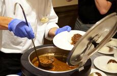 Kizuna 111 is served during a curry-tasting event at Club Alliance on Yokosuka Naval Base, Japan, July 21, 2023. 
