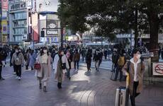 Shibuya Ward in central Tokyo, shown here on Feb. 4, is one of three city precincts still off-limits to personnel at Yokota Air Base, whose commander trimmed the no-go list on Monday, Feb. 22, 2021. 
