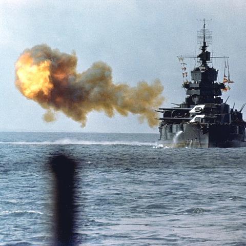 USS Idaho shell launch