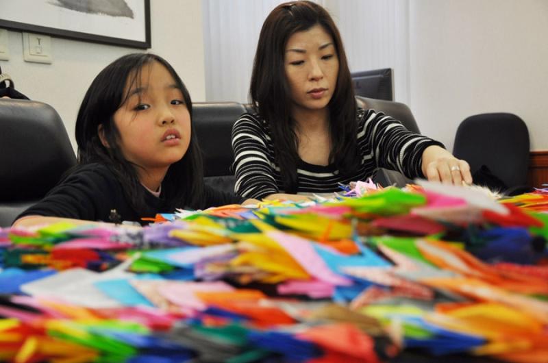 origami cranes
