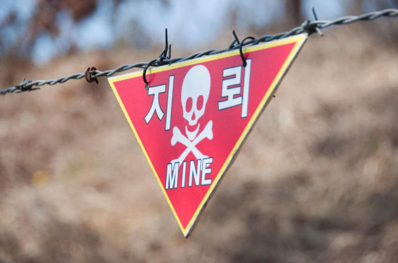A land mine