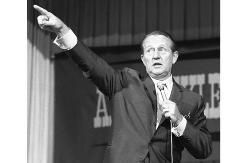 Art Linkletter's shows at U.S. bases in Europe were taped to be shown back in the States.