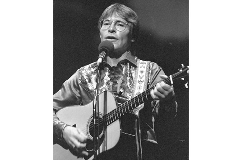 John Denver onstage in Tokyo in May, 1981.