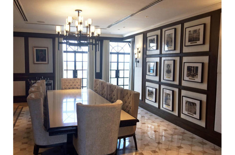 The MacArthur Suite at the Manila Hotel is decorated with photographs, artwork and memorabilia related to the great general's storied career.