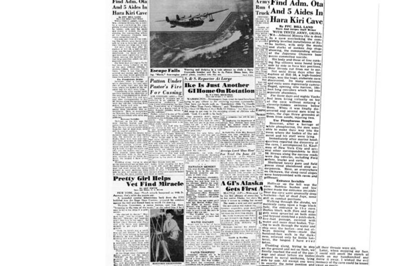 Stars and Stripes page 4 on June 19, 1945 - Pacific edition
