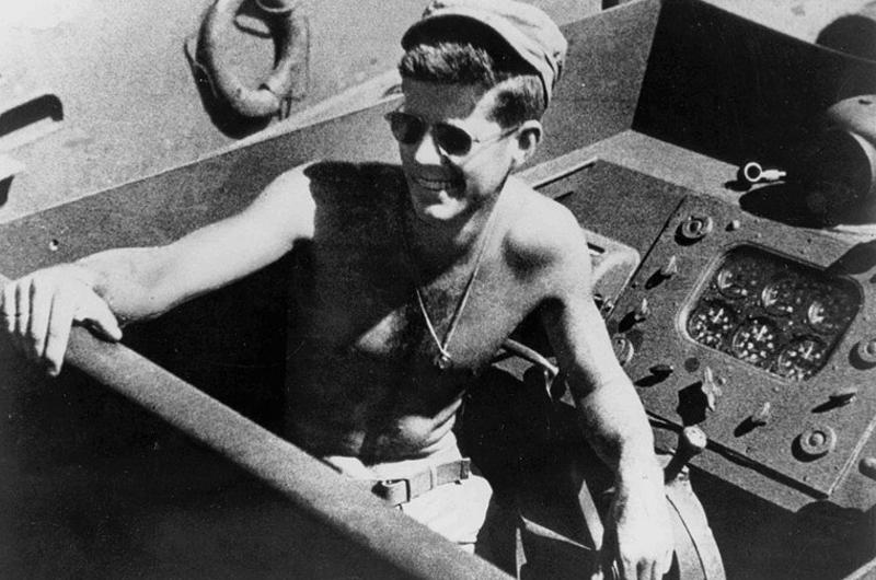 ohn F. Kennedy aboard the PT-109
