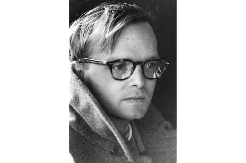 Truman Capote in Japan in January, 1957.