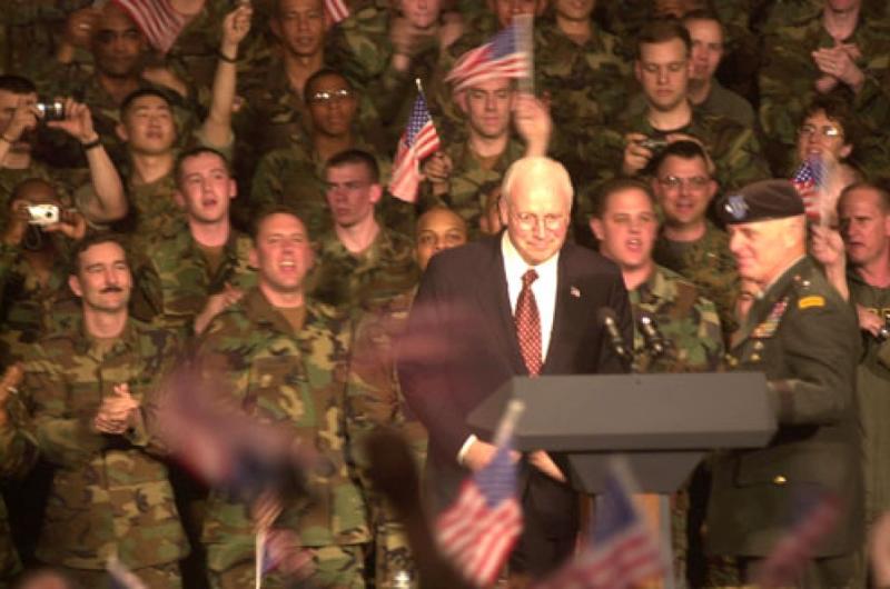 Vice President Dick Cheney praised South Korea's contributions to military operations in Iraq and Afghanistan while vowing to continue the fight against terrorism in those countries.