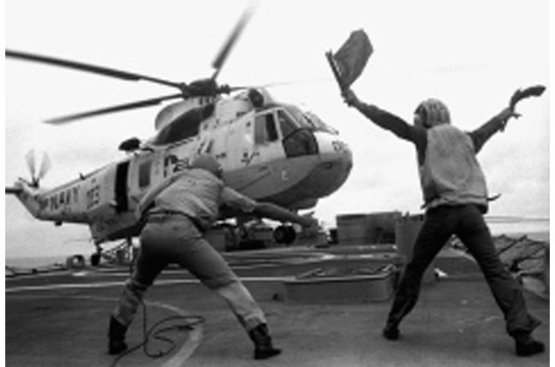 A helicopter