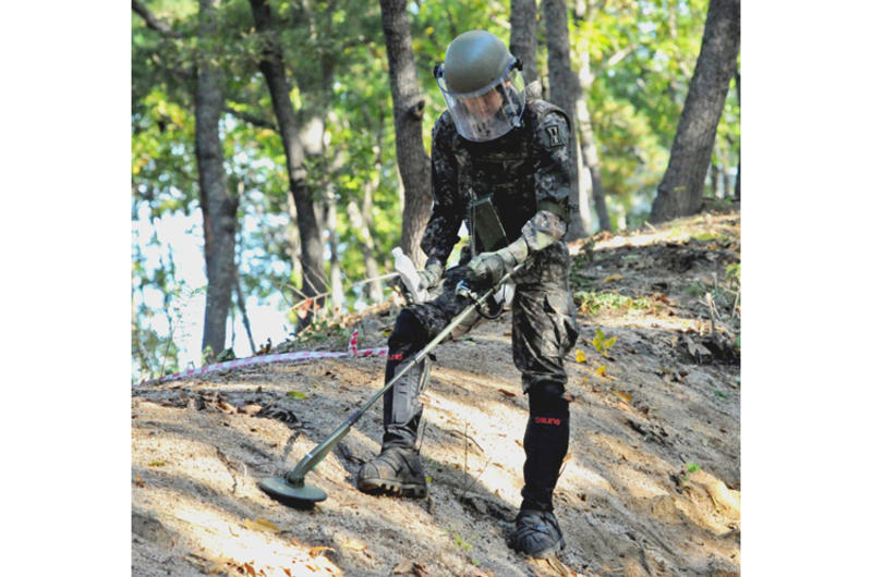A South Korean soldier