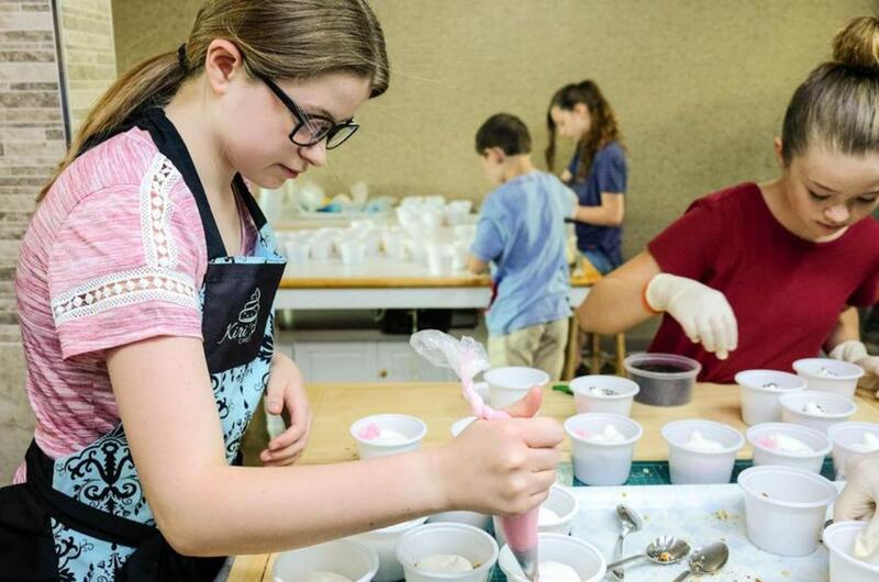 Kiri Peterson, her family and friends have been serving desserts to hundreds of people at Camp Humphreys, South Korea, each week through Operation Cake for Quarantine.