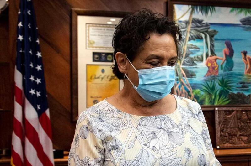 “We cannot ignore the magnitude of this death,” Guam Gov. Lou Leon Guerrero said of the island’s 100th coronavirus-related fatality, Tuesday, Nov. 17, 2020. 