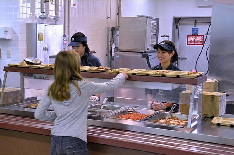 Since October 2020, the Department of Agriculture has waived the costs of meals provided by the military exchange services at Department of Defense Education Activity schools overseas.