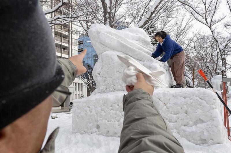 Sapporo Snow Festival in Japan.