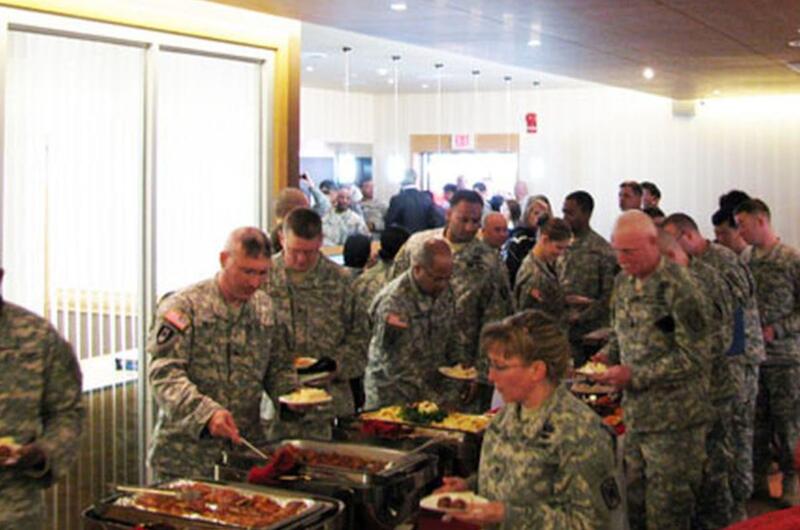 At Camp Walker in Daegu, South Korea, on Tuesday, the Daegu region’s first USO held its grand opening. The center offers free Internet, a lounge, snack bar, gaming areas and other amenities. It’s the first United Service Organizations center in the region.