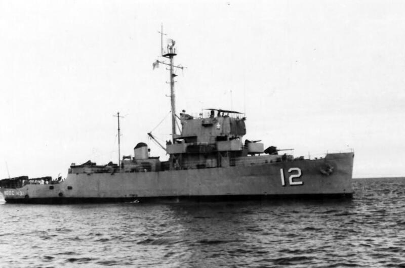 The Navy vessels patrols Vietnam’s coast in May 1967.