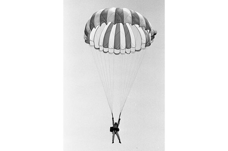 An airborne Army of the Republic of Vietnam (ARVN) paratrooper.