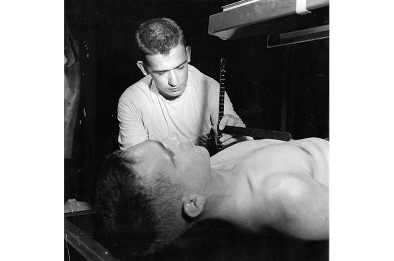 The 121st Evacuation Hospital in South Korea – commanded by Maj. Thomas G. Nelson – admits nearly 700 patients a month through its doors for resident treatment. More serious cases, approximately 170 per month, are evacuated to Japan.