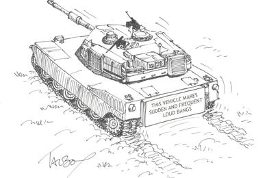 Tank frequent loud bangs