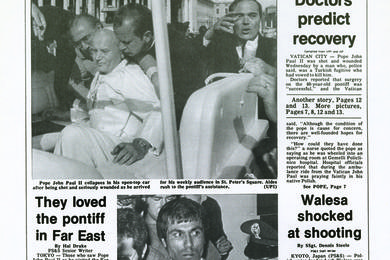 Front page from May 15, 1981