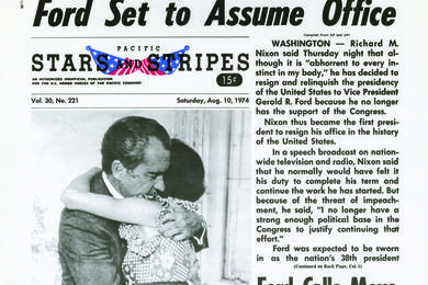 Front page from Aug. 10, 1974