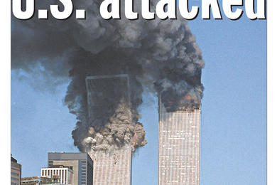 Front page from Sept. 12, 2001