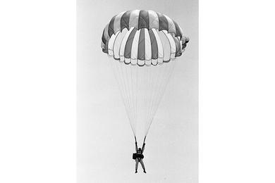 An airborne Army of the Republic of Vietnam (ARVN) paratrooper.