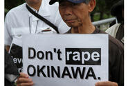 Approximately 2,000 protesters rallied in front of the gate at Marine Corps headquarters on Camp Foster Sunday, May 22, 2016, to protest the U.S. military presence in Okinawa after a former U.S. Marine who worked as a civilian on Kadena Air Base confessed to the brutal slaying of a 20-year-old local girl.