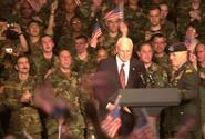 Vice President Dick Cheney praised South Korea's contributions to military operations in Iraq and Afghanistan while vowing to continue the fight against terrorism in those countries.