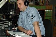 Petty Officer 3rd Class Christian Garzone was featured as the wisecracking undesignated airman in the PBS documentary “Carrier.” He's now the morning deejay for Eagle 810.