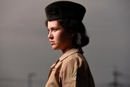 Lance Cpl. Catherine Arnett poses at Marine Corps Air Station Iwakuni, Japan, Aug. 22, 2022.