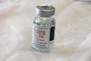 The first vial of the Moderna vaccine to be administered at Kadena Air Base, Okinawa, Japan, was ready on Monday, Dec. 28, 2020.