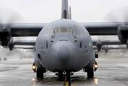 A C-130J Super Hercules assigned to the 36th Airlift Squadron taxis during the elephant walk portion of the Samurai Surge exercise at Yokota Air Base, Japan, May 21, 2020.