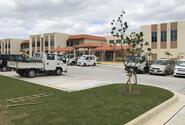 Bob Hope Elementary School is under construction at Kadena Air Base, Okinawa, Feb. 19, 2021.